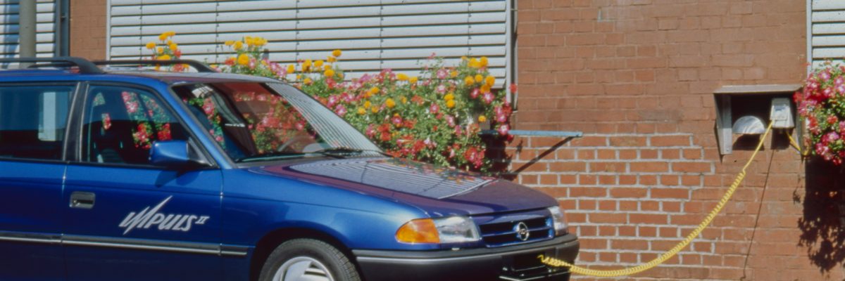 Der Strom kommt aus der Steckdose und das Auto konnte sich am Markt nicht durchsetzen. © Opel / TRDmobil