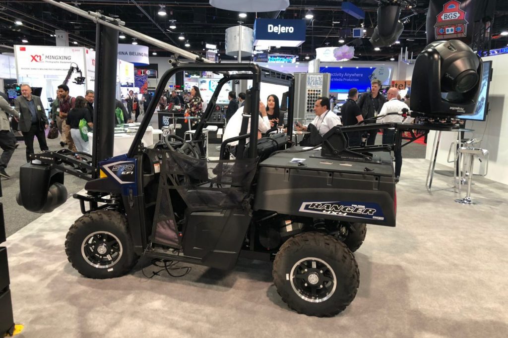 Bei Filmaufnahmen in schwierigem Gelände ein treuer Begleiter: der Polaris Ranger. © Polaris / TRD mobil