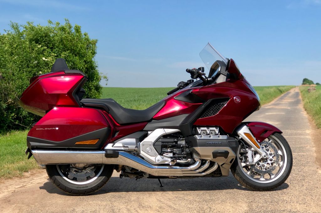 Motorrad Seitenansicht