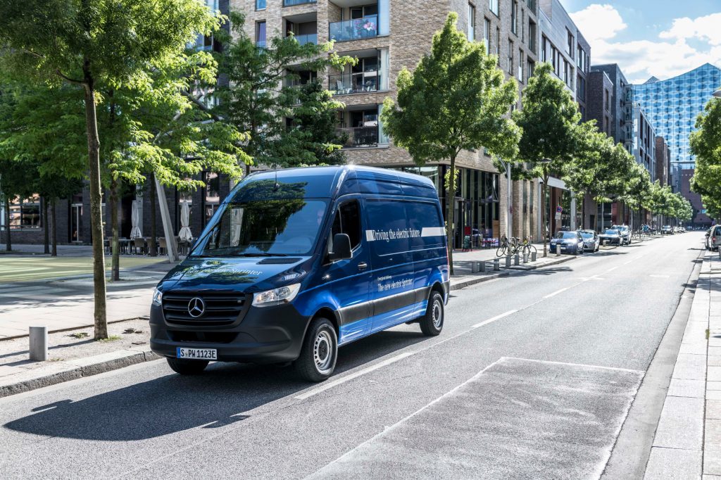 Der letzte Bereich betrifft das Thema E-Mobilität. 2019 kam die elektrische Variante der Sprinters auf den Markt.