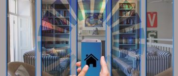 Finger drücken auf ein Smartphone