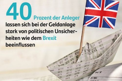 Englandfahne im Papierschiff