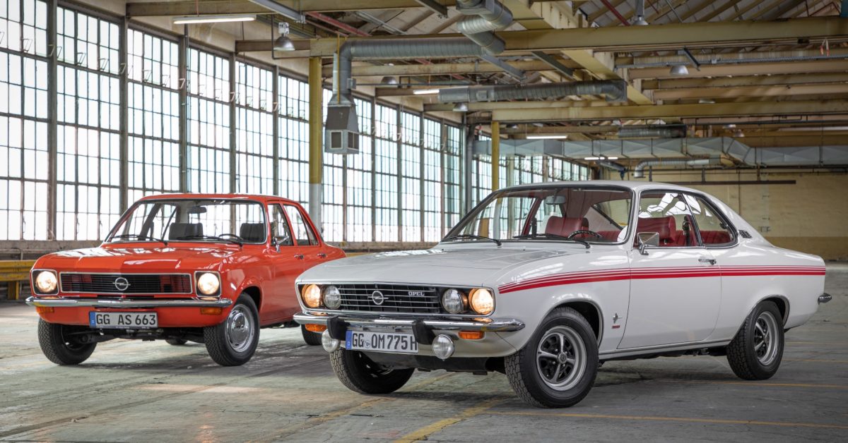 Klassiker mit gemeinsamer Technik: Opel Ascona (l.) und Manta feierten 1970 ihr Debüt. © Opel / TRD-mobil
