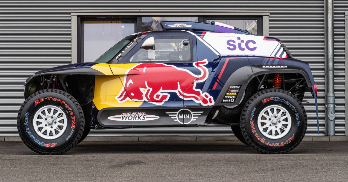 Alles andere als mini: der neue Mini John Cooper Works Buggy, mit dem das hessische X-raid-Team bei der legendären Rallye Dakar 2021 am Start ist. © X-raid / TRD mobil