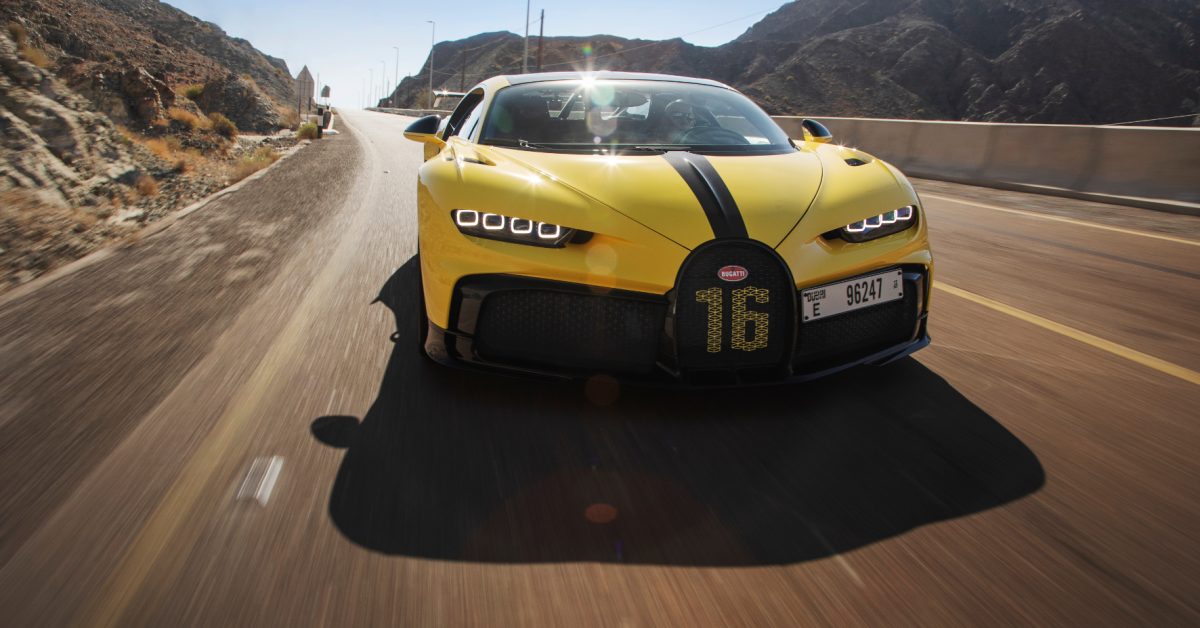 Renn Bugatti in Dubai