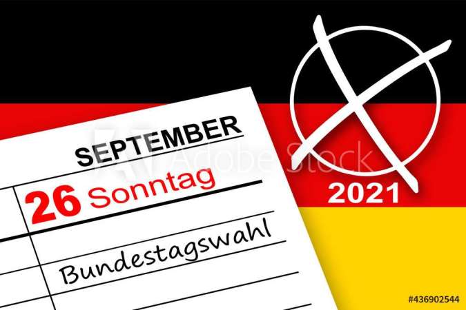 Kalender Sonntag 26. September Bundestagswahl 2021