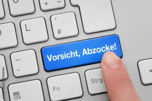 Tastatur mit Vorsicht, Abzocke!