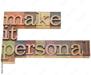 make it personal motivation