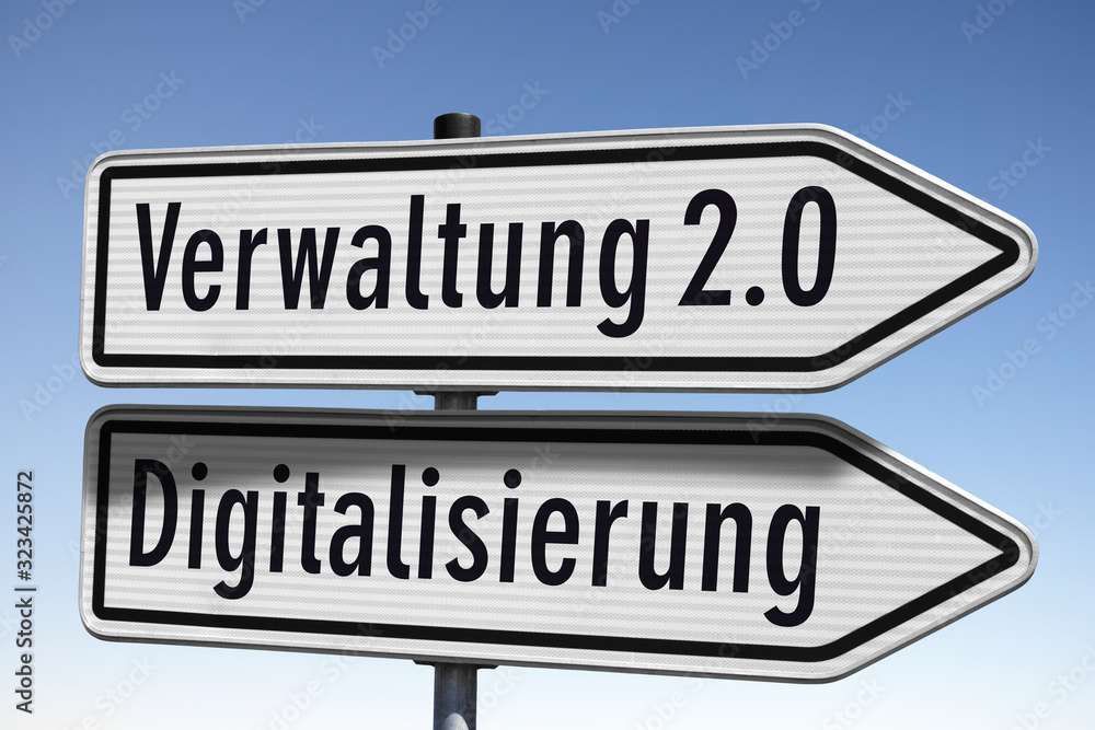 Wegweiser, Verwaltung 2.0, Digitalisierung