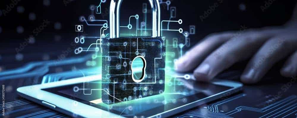 Der Mensch und die digitale Sicherheit: Schutz von Daten und persönlichen Informationen mit digitalen Vorhängeschlössern und Internettechnologie