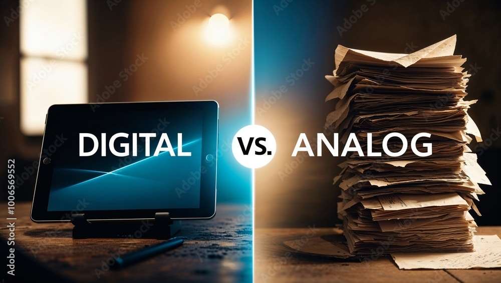 Digital vs Analog: Modern Technology and Traditional Books